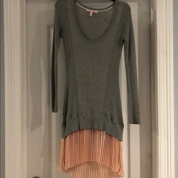 Victoria’s Secret Peplum Pleated Sweater Dress - Picture 2 of 5